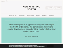 Tablet Screenshot of newwritingnorth.com